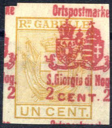4805: Österreich Feldpost Italien örtliche Zustellmarken