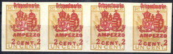 4805: Österreich Feldpost Italien örtliche Zustellmarken
