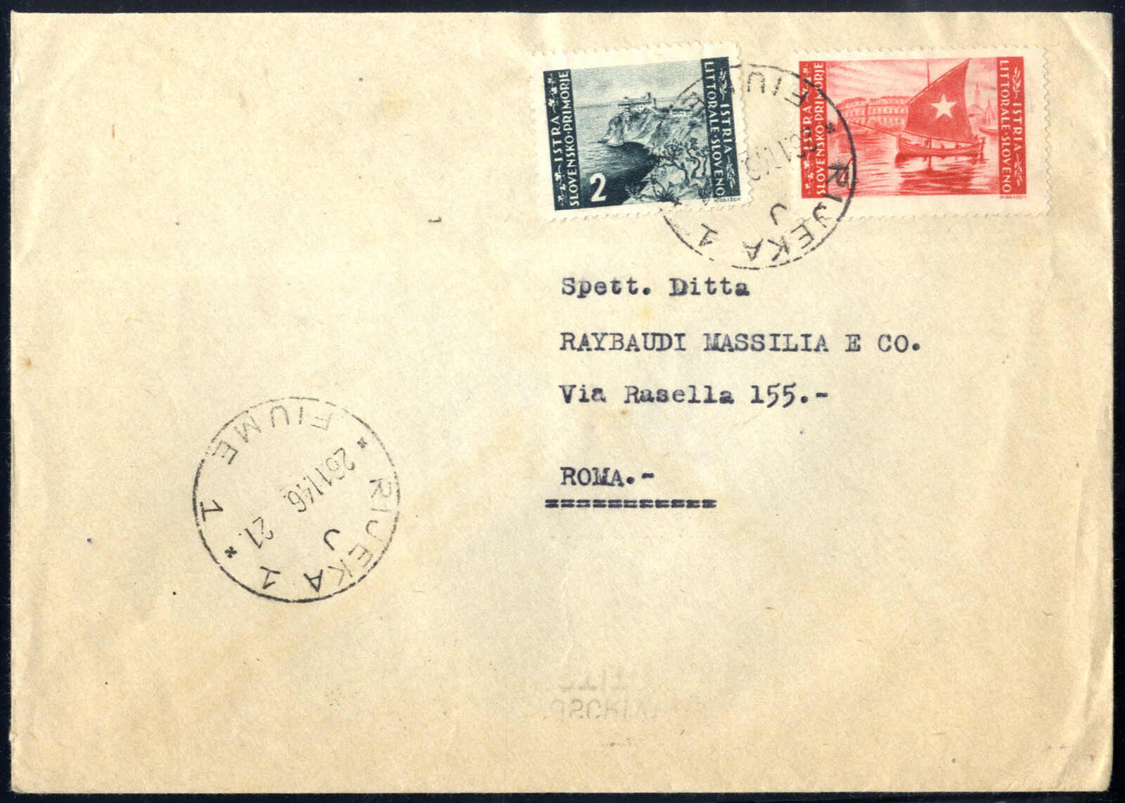 Lot 1169 - europe Yugoslavia Issues for Istria and Slovenia Coastisland -  Viennafil Auktionen Auction #66 Worldwide Mail Auction: Italy, Austria, Germany, Europe and Overseas