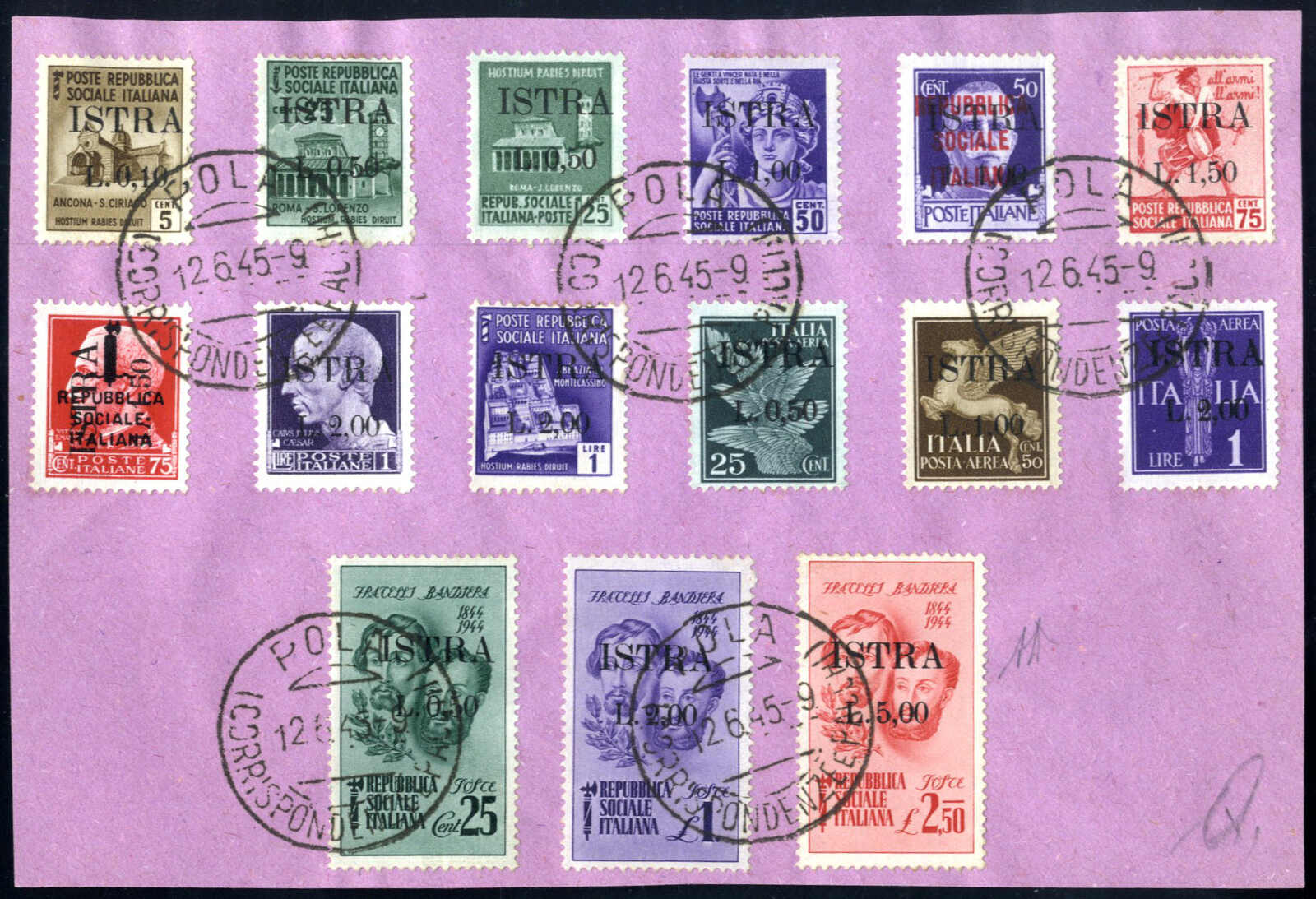 Lot 1152 - europe Yugoslavia Issues for Istria and Slovenia Coastisland -  Viennafil Auktionen Auction #66 Worldwide Mail Auction: Italy, Austria, Germany, Europe and Overseas