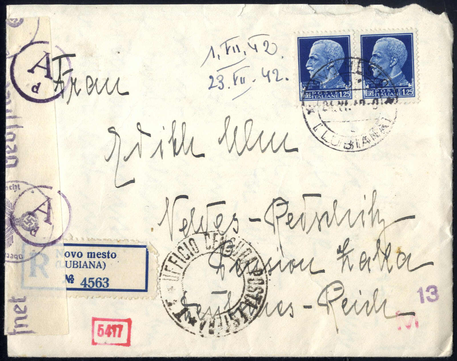 Lot 581 - europe Italian Kingdom - Viennafil Auktionen Auction #66 Worldwide Mail Auction: Italy, Austria, Germany, Europe and Overseas Lot 581 - europe Italian Kingdom - Viennafil Auktionen Auction #66 Worldwide Mail Auction: Italy, Austria, Germany, Europe and Overseas
