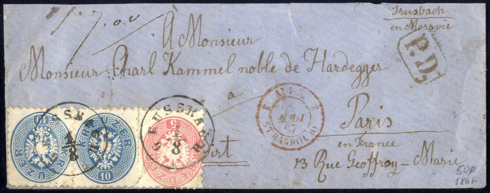 Lot 2120 - europe Austria Cancellations Moravia -  Viennafil Auktionen Auction #66 Worldwide Mail Auction: Italy, Austria, Germany, Europe and Overseas