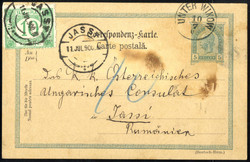 4745350: Österreich Abstempelungen Bukowina - Portomarken