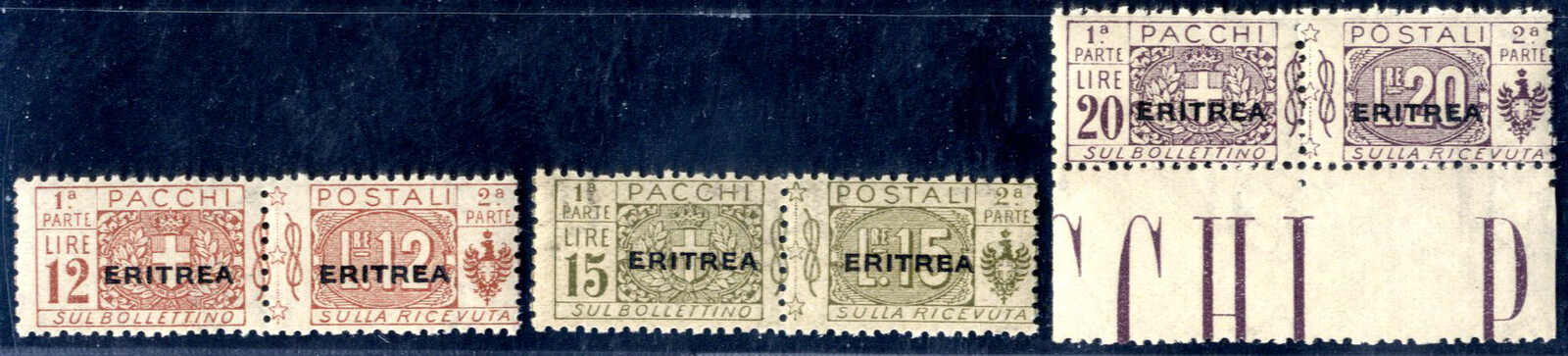 Lot 1329 - other countries italian eritrea -  Viennafil Auktionen Auction #66 Worldwide Mail Auction: Italy, Austria, Germany, Europe and Overseas