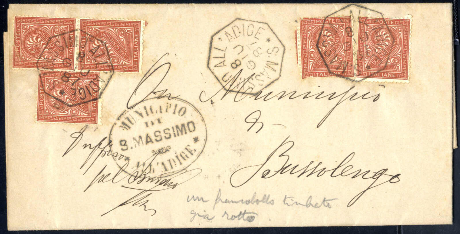 Lot 1549 - europe Italian Kingdom -  Viennafil Auktionen Auction #66 Worldwide Mail Auction: Italy, Austria, Germany, Europe and Overseas