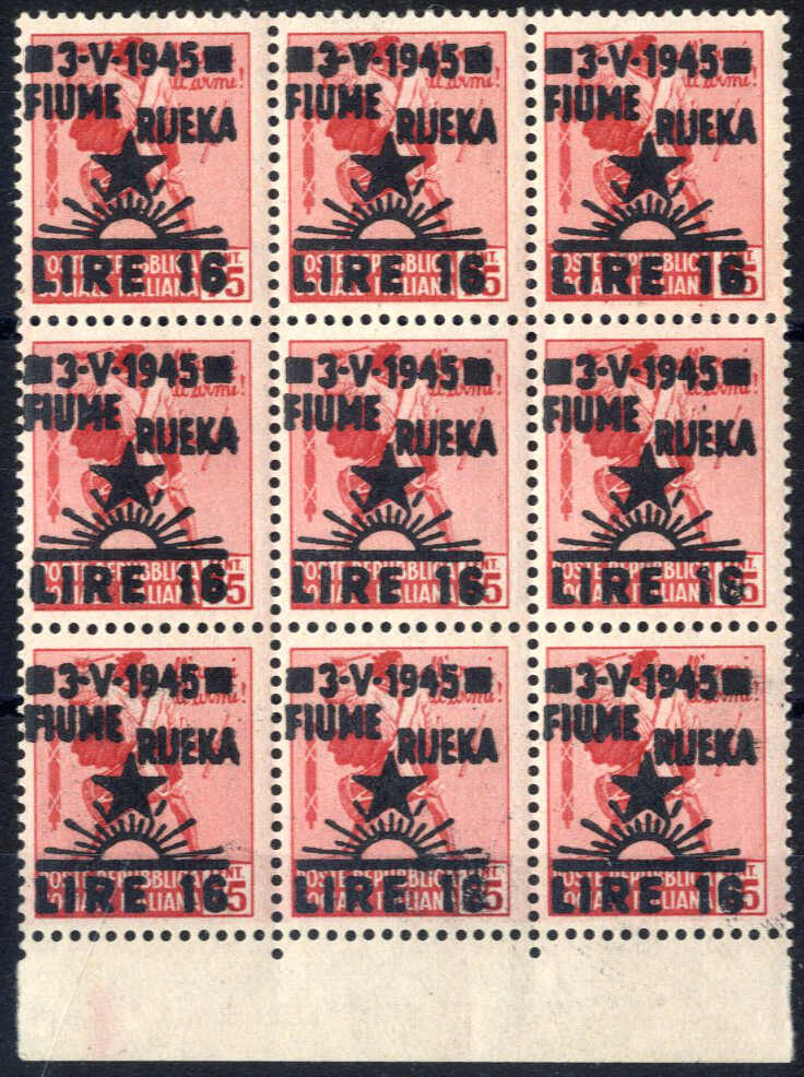 Lot 1149 - europe Yugoslavia Issues for Istria and Slovenia, Fiume -  Viennafil Auktionen Auction #66 Worldwide Mail Auction: Italy, Austria, Germany, Europe and Overseas