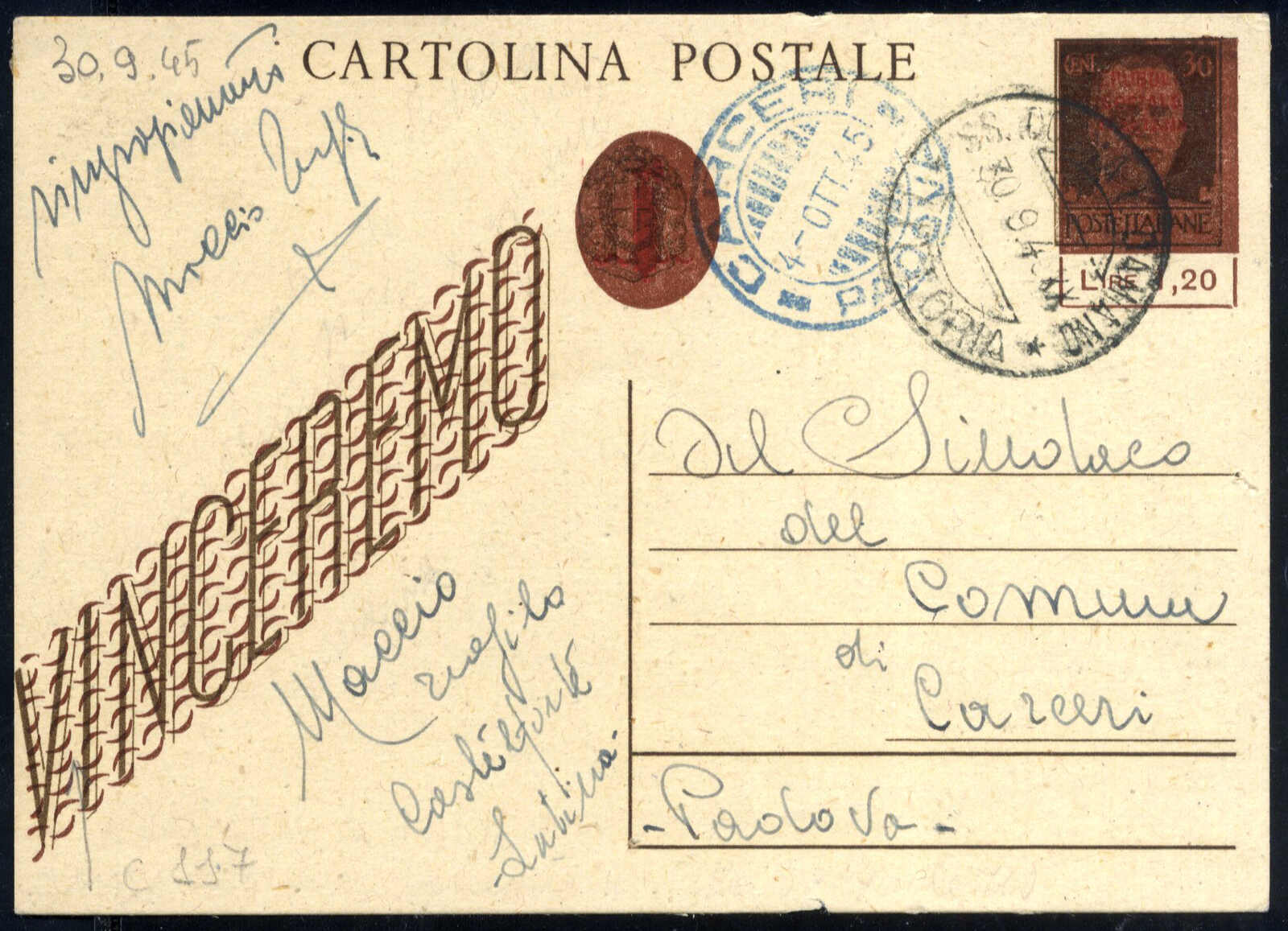 Lot 840 - europe Italy Royal Mail -  Viennafil Auktionen Auction #66 Worldwide Mail Auction: Italy, Austria, Germany, Europe and Overseas