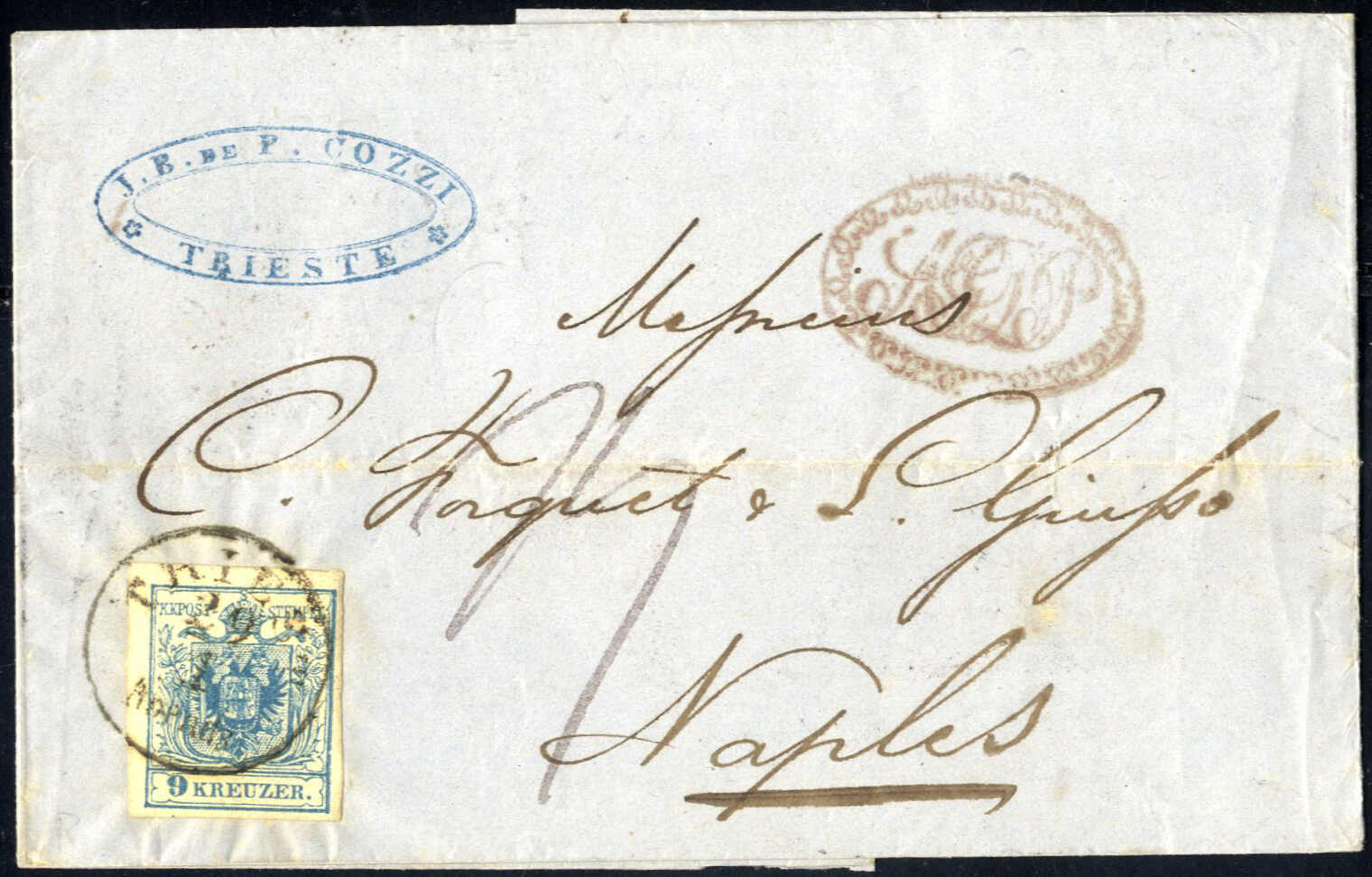 Lot 1876 - europe austria issue 1850 - Viennafil Auktionen Auction #69 Worldwide Mail Auction: Italy, Austria, Germany, Europe and Overseas Lot 1876 - europe austria issue 1850 - Viennafil Auktionen Auction #69 Worldwide Mail Auction: Italy, Austria, Germany, Europe and Overseas