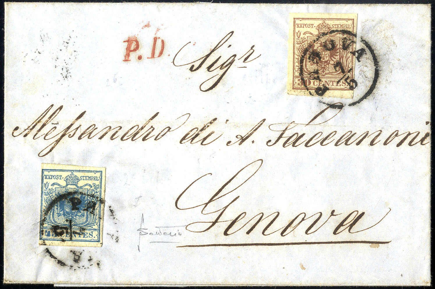 Lot 1687 - europe lombardy venetia -  Viennafil Auktionen Auction #66 Worldwide Mail Auction: Italy, Austria, Germany, Europe and Overseas