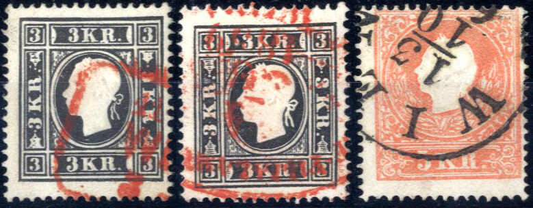 Lot 2221 - europe Austria 1858 Issue -  Viennafil Auktionen Auction #66 Worldwide Mail Auction: Italy, Austria, Germany, Europe and Overseas