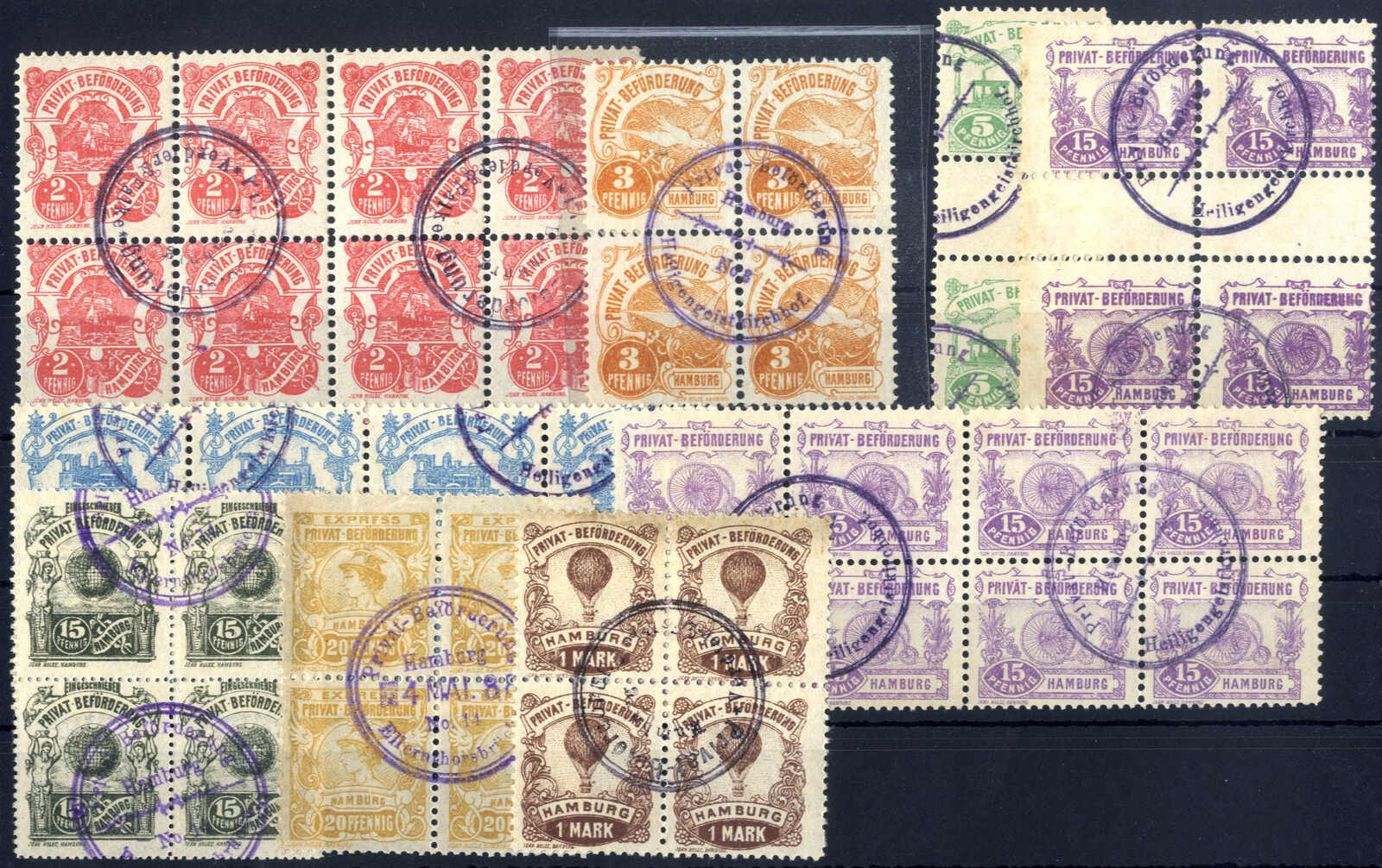 German Local Issue Hamburg Stamp Auctions