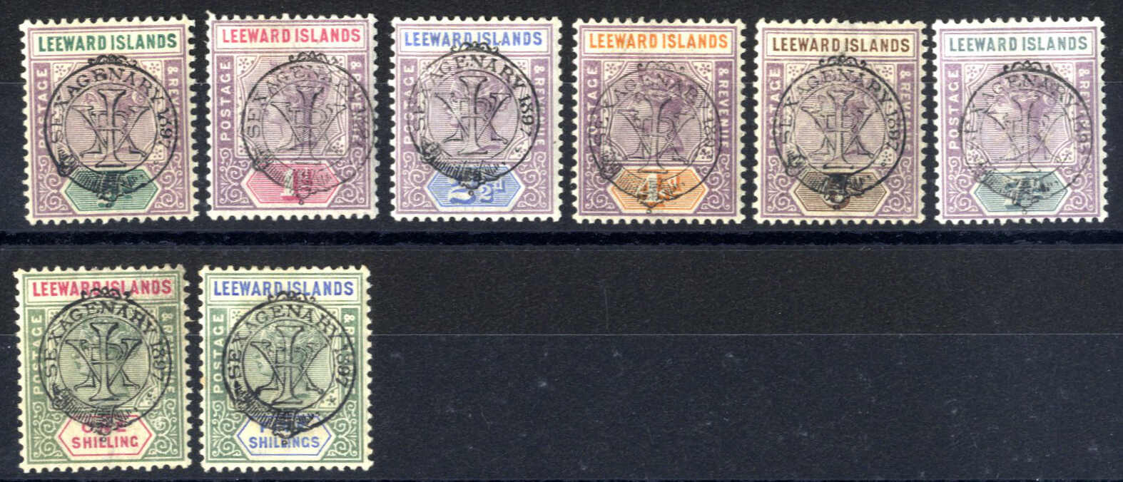 Lot 2948 - other countries leeward islands -  Viennafil Auktionen Auction #69 Worldwide Mail Auction: Italy, Austria, Germany, Europe and Overseas