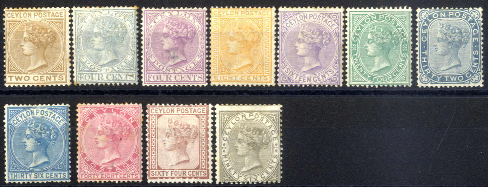 Lot 2881 - other countries Ceylon - Viennafil Auktionen Auction #69 Worldwide Mail Auction: Italy, Austria, Germany, Europe and Overseas Lot 2881 - other countries Ceylon - Viennafil Auktionen Auction #69 Worldwide Mail Auction: Italy, Austria, Germany, Europe and Overseas