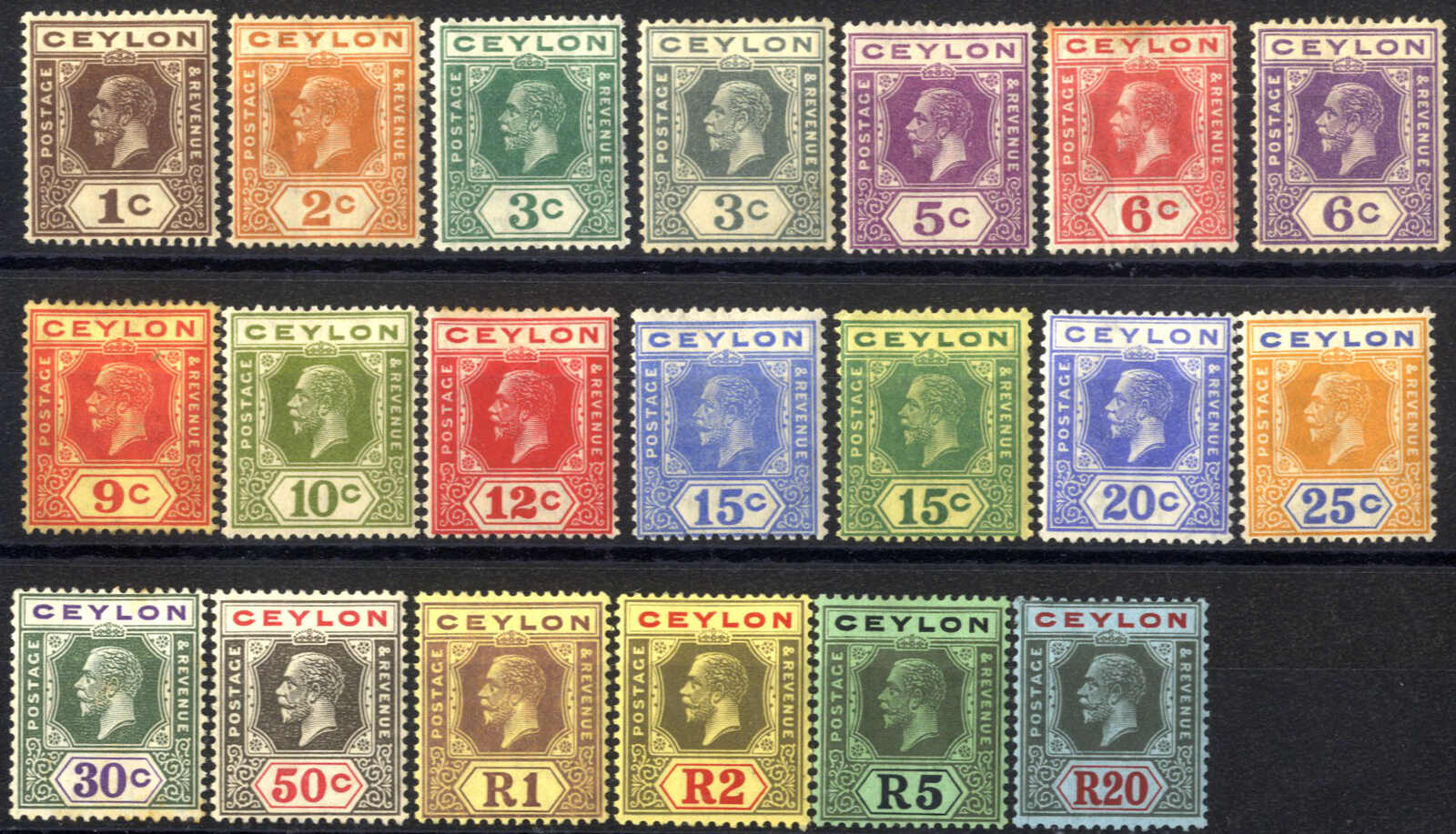 Lot 2889 - other countries Ceylon - Viennafil Auktionen Auction #69 Worldwide Mail Auction: Italy, Austria, Germany, Europe and Overseas Lot 2889 - other countries Ceylon - Viennafil Auktionen Auction #69 Worldwide Mail Auction: Italy, Austria, Germany, Europe and Overseas