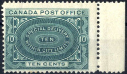 1898, Expressmarke 10 C blaugrün ungebraucht, SG S2 Mi. ...