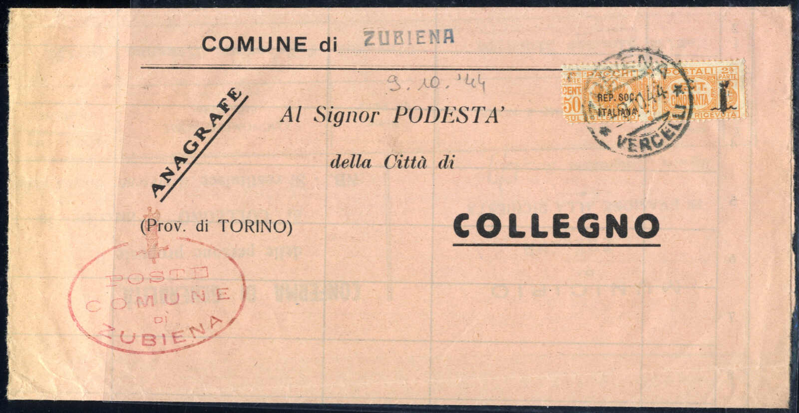 Lot 823 - europe italian social republic -  Viennafil Auktionen Auction #69 Worldwide Mail Auction: Italy, Austria, Germany, Europe and Overseas