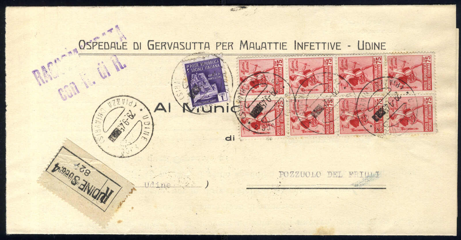 Lot 869 - europe Italy Royal Mail -  Viennafil Auktionen Auction #69 Worldwide Mail Auction: Italy, Austria, Germany, Europe and Overseas