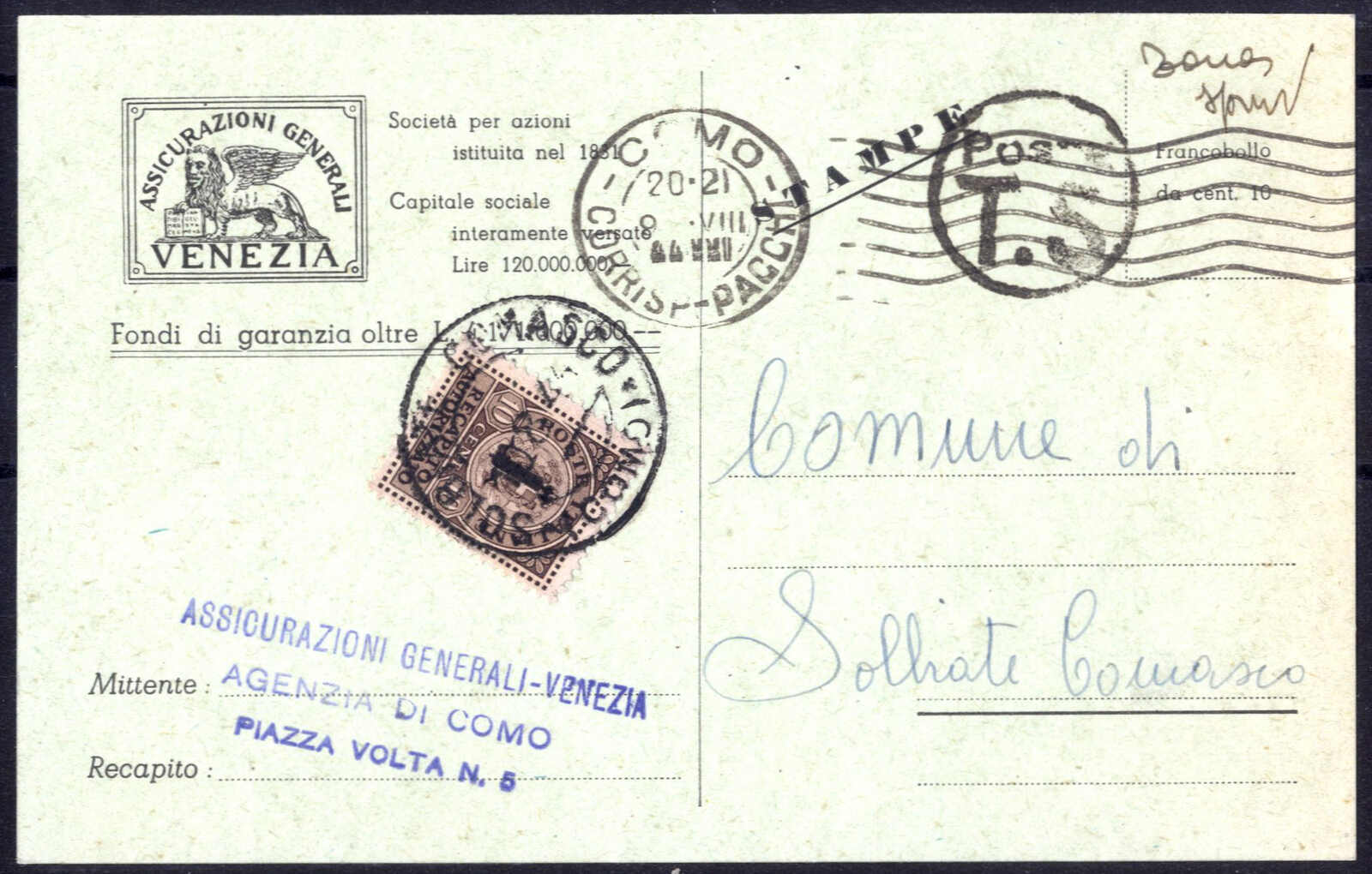 Lot 814 - europe italian social republic -  Viennafil Auktionen Auction #69 Worldwide Mail Auction: Italy, Austria, Germany, Europe and Overseas