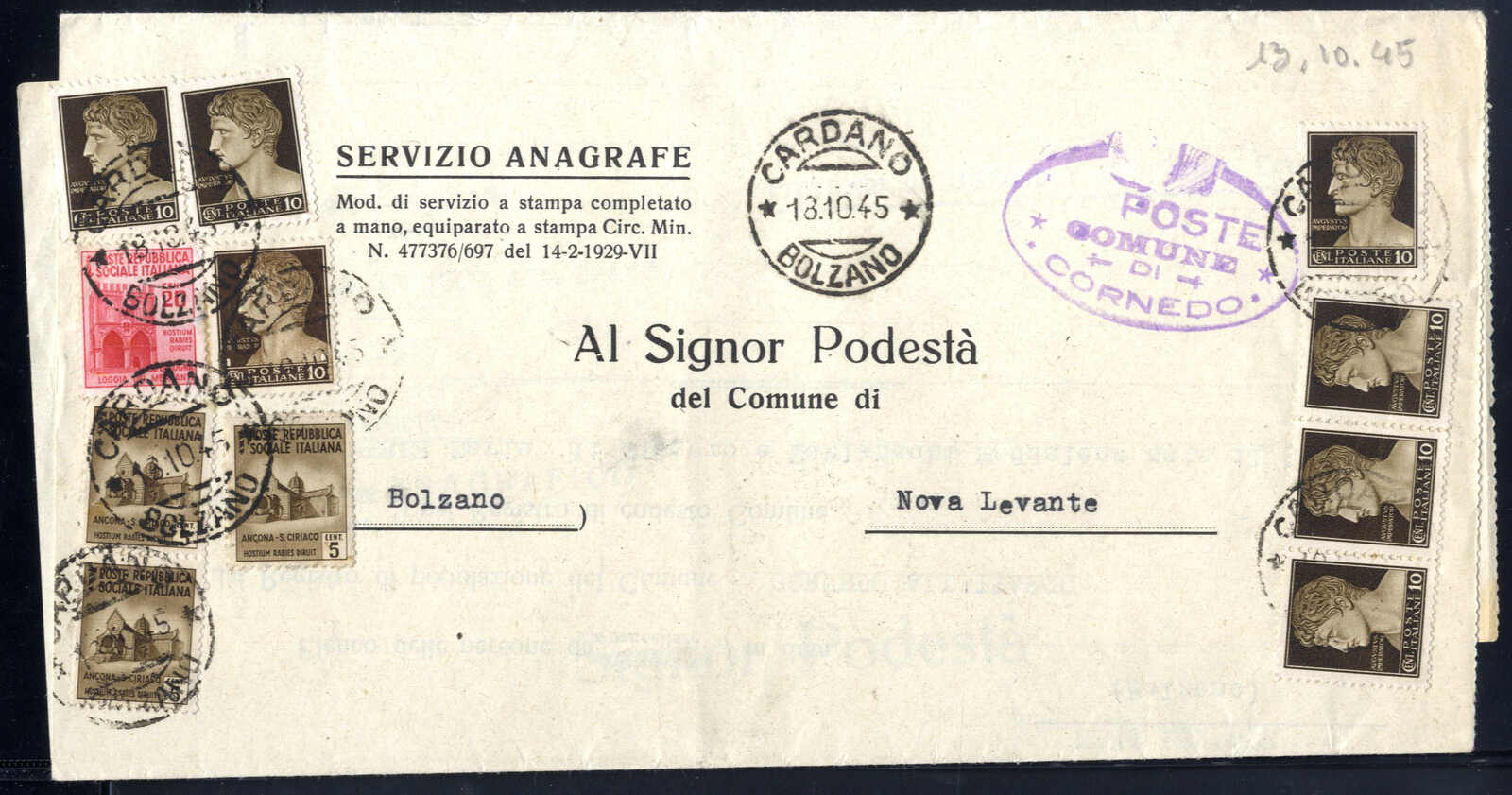 Lot 865 - europe Italy Royal Mail -  Viennafil Auktionen Auction #69 Worldwide Mail Auction: Italy, Austria, Germany, Europe and Overseas