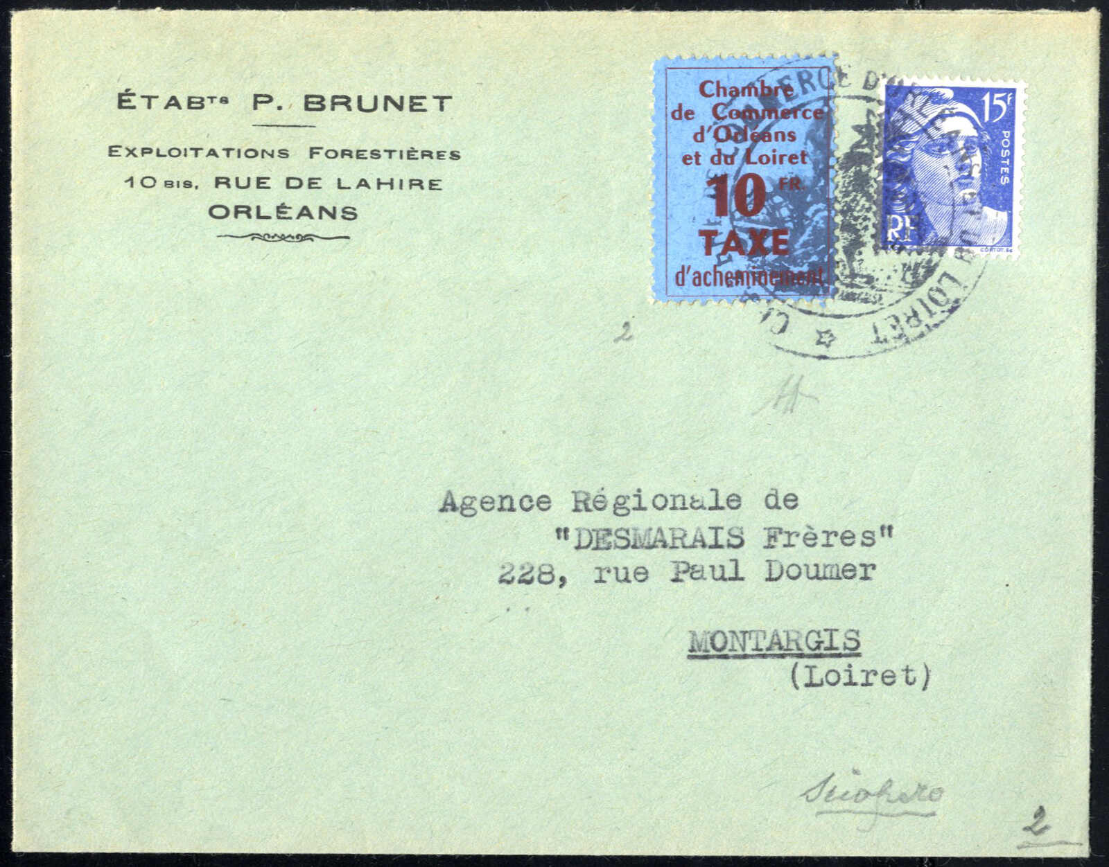 Lot 2586 - europe France -  Viennafil Auktionen Auction #69 Worldwide Mail Auction: Italy, Austria, Germany, Europe and Overseas