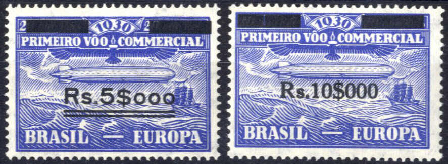 Lot 2843 - other countries Brazil Issue of private Air Lines - Viennafil Auktionen Auction #69 Worldwide Mail Auction: Italy, Austria, Germany, Europe and Overseas Lot 2843 - other countries Brazil Issue of private Air Lines - Viennafil Auktionen Auction #69 Worldwide Mail Auction: Italy, Austria, Germany, Europe and Overseas