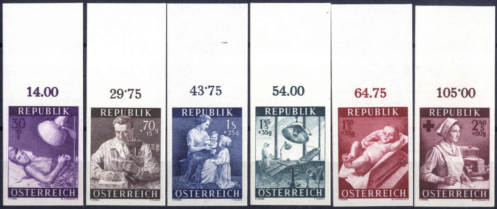 Lot 2237 - europe Austria 2nd. Republic -  Viennafil Auktionen Auction #69 Worldwide Mail Auction: Italy, Austria, Germany, Europe and Overseas
