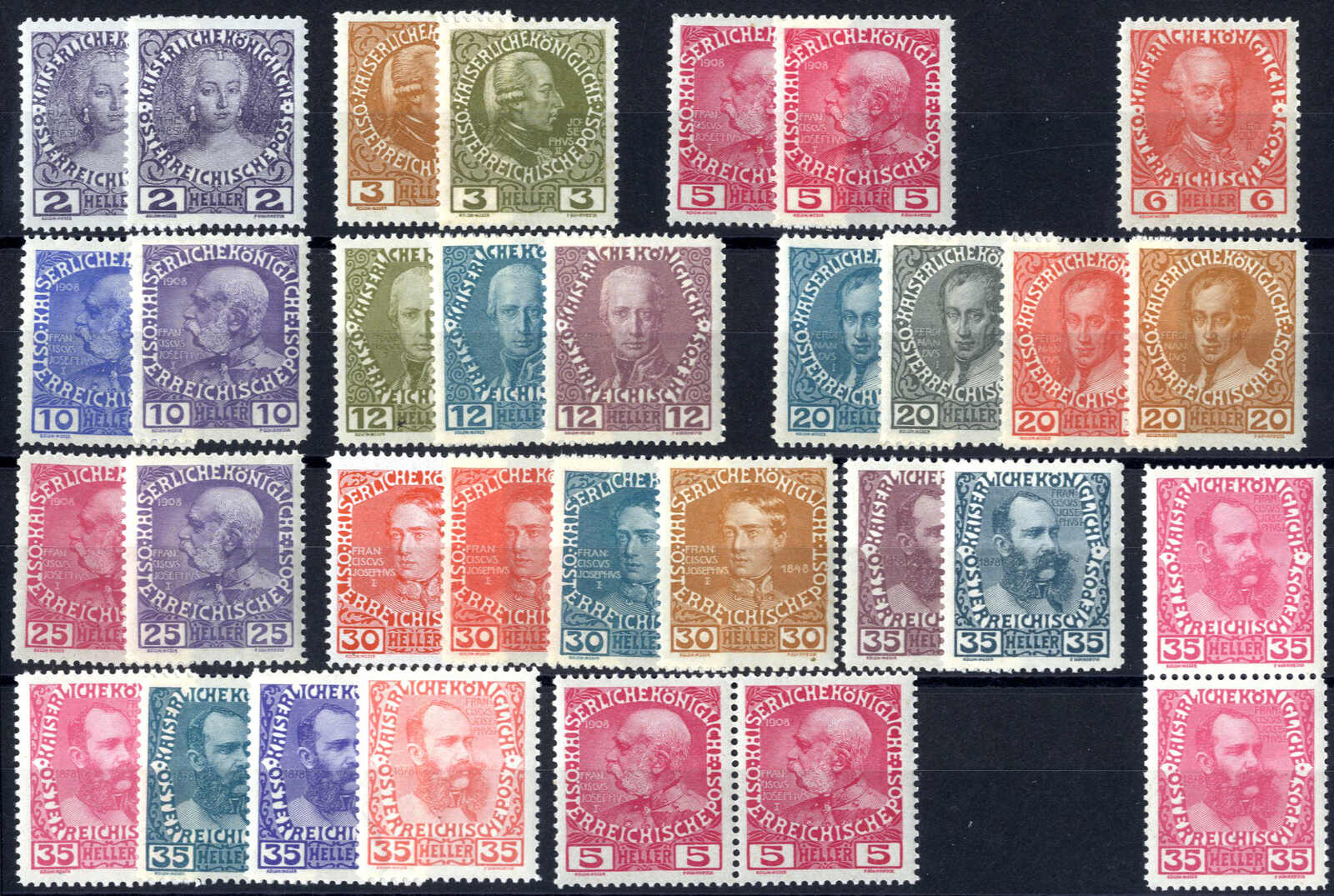 Lot 2000 - europe Austria 1890-1918 Issues - Viennafil Auktionen Auction #69 Worldwide Mail Auction: Italy, Austria, Germany, Europe and Overseas Lot 2000 - europe Austria 1890-1918 Issues - Viennafil Auktionen Auction #69 Worldwide Mail Auction: Italy, Austria, Germany, Europe and Overseas
