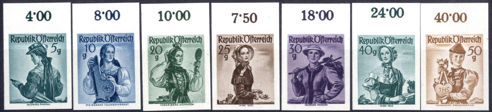 Lot 2253 - europe Austria 2nd. Republic -  Viennafil Auktionen Auction #69 Worldwide Mail Auction: Italy, Austria, Germany, Europe and Overseas