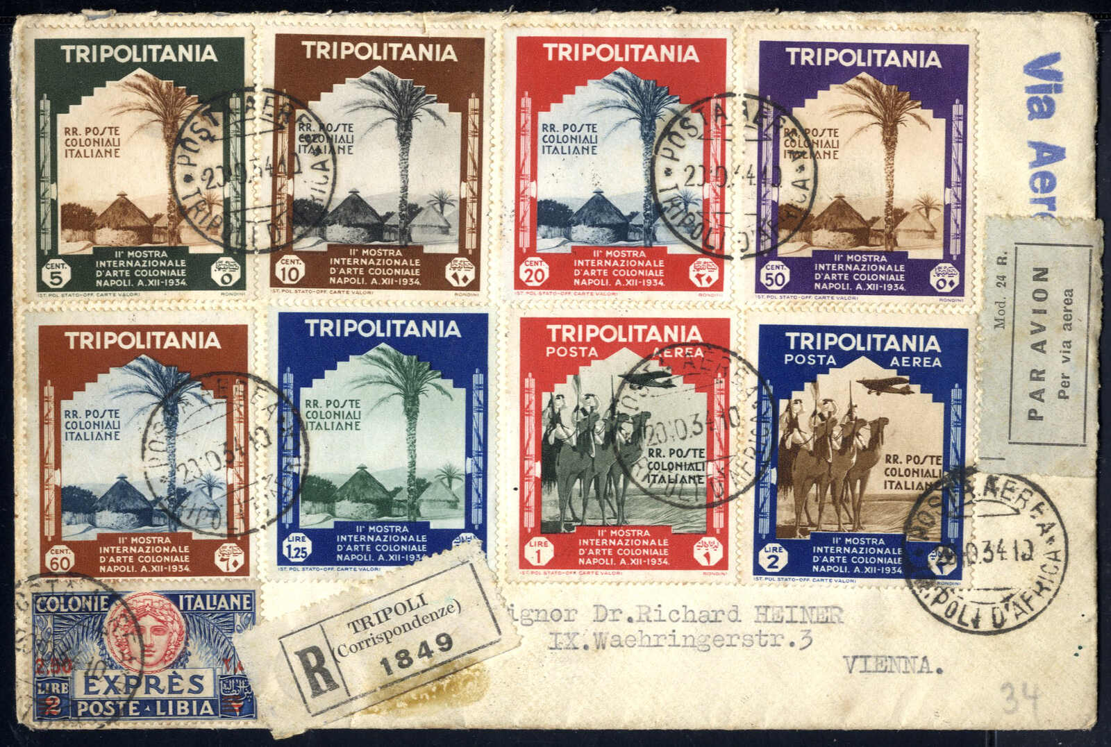 Lot 1149 - other countries italian tripolitania - Viennafil Auktionen Auction #69 Worldwide Mail Auction: Italy, Austria, Germany, Europe and Overseas Lot 1149 - other countries italian tripolitania - Viennafil Auktionen Auction #69 Worldwide Mail Auction: Italy, Austria, Germany, Europe and Overseas