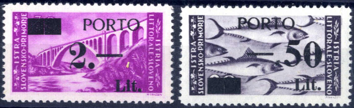 Lot 1079 - europe Yugoslavia Issues for Istria and Slovenia Coastisland -  Viennafil Auktionen Auction #69 Worldwide Mail Auction: Italy, Austria, Germany, Europe and Overseas