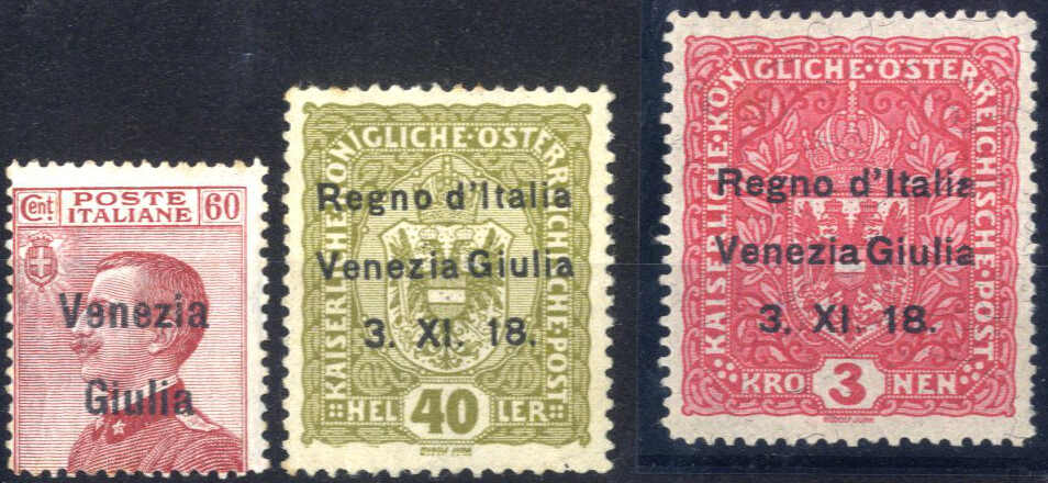Lot 1289 - Lots and Collections Collections and Lots Italy Occupation 1918/23 - Viennafil Auktionen Auction #69 Worldwide Mail Auction: Italy, Austria, Germany, Europe and Overseas Lot 1289 - Lots and Collections Collections and Lots Italy Occupation 1918/23 - Viennafil Auktionen Auction #69 Worldwide Mail Auction: Italy, Austria, Germany, Europe and Overseas