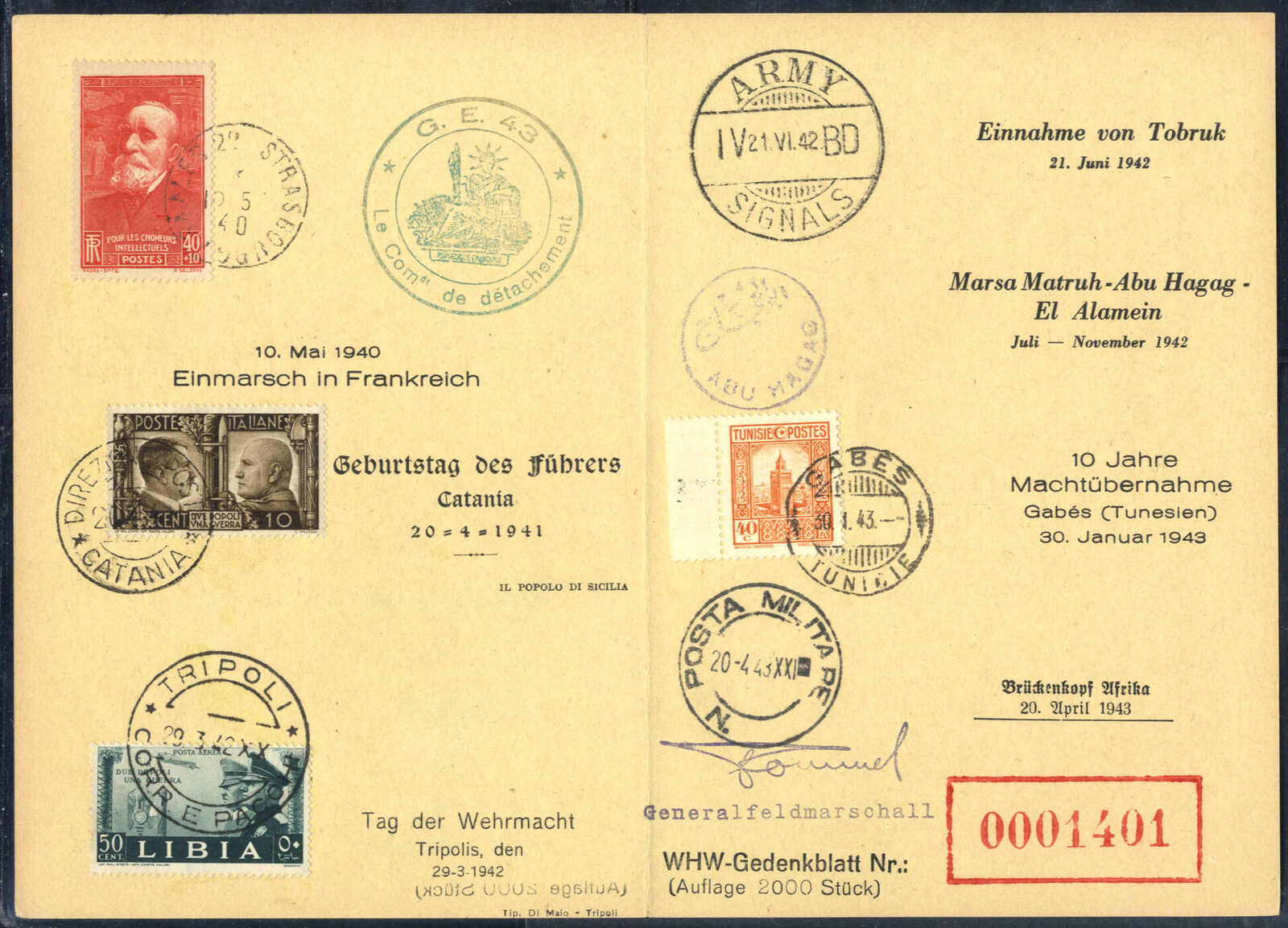 Lot 1131 - other countries italian libya - Viennafil Auktionen Auction #69 Worldwide Mail Auction: Italy, Austria, Germany, Europe and Overseas Lot 1131 - other countries italian libya - Viennafil Auktionen Auction #69 Worldwide Mail Auction: Italy, Austria, Germany, Europe and Overseas