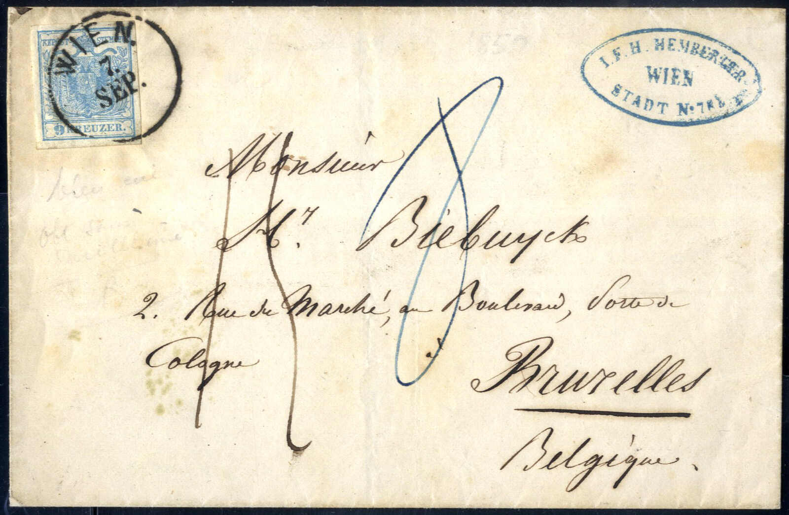 Lot 1871 - europe austria issue 1850 - Viennafil Auktionen Auction #69 Worldwide Mail Auction: Italy, Austria, Germany, Europe and Overseas Lot 1871 - europe austria issue 1850 - Viennafil Auktionen Auction #69 Worldwide Mail Auction: Italy, Austria, Germany, Europe and Overseas
