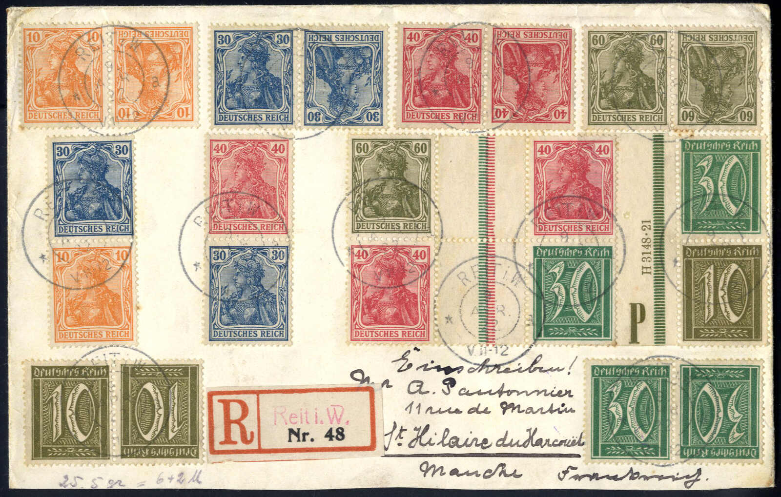 Lot 2531 - germany German Empire -  Viennafil Auktionen Auction #69 Worldwide Mail Auction: Italy, Austria, Germany, Europe and Overseas