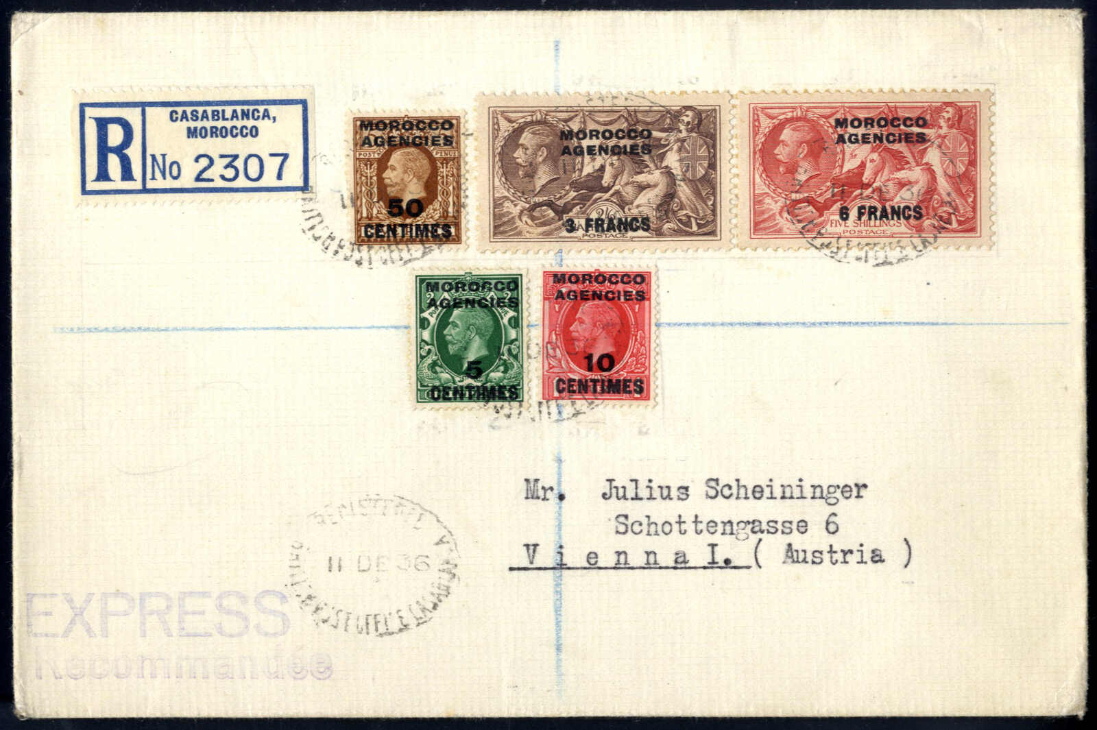 Lot 2650 - europe Great Britain British Post in Morocco -  Viennafil Auktionen Auction #69 Worldwide Mail Auction: Italy, Austria, Germany, Europe and Overseas