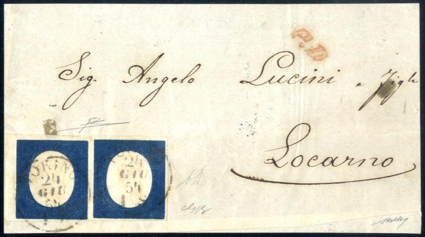 Lot 155 - europe sardinia -  Viennafil Auktionen Auction #69 Worldwide Mail Auction: Italy, Austria, Germany, Europe and Overseas