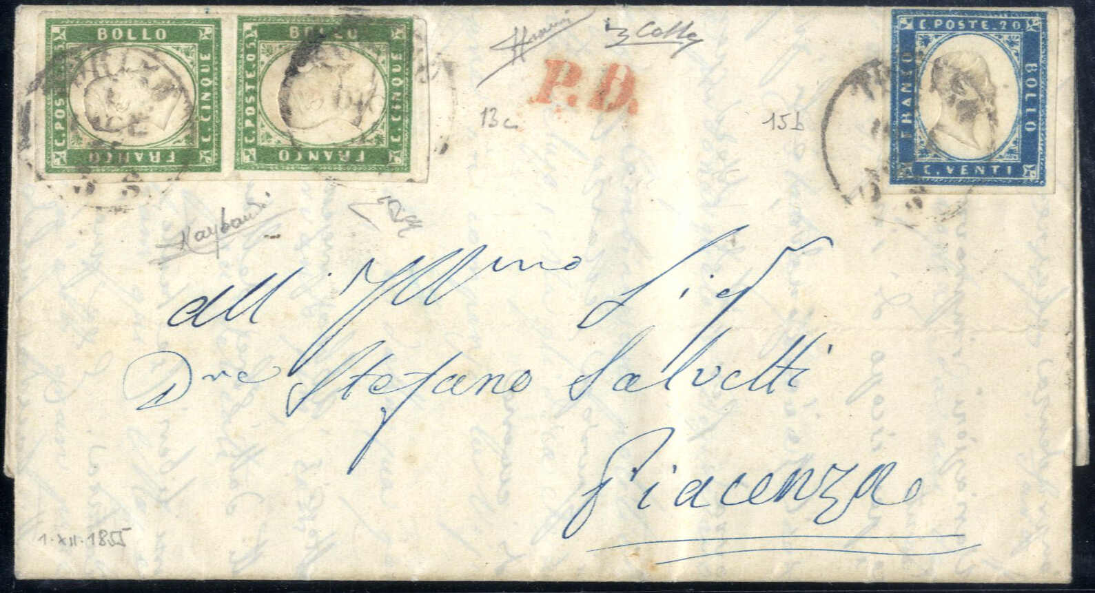 Lot 193 - europe sardinia -  Viennafil Auktionen Auction #69 Worldwide Mail Auction: Italy, Austria, Germany, Europe and Overseas