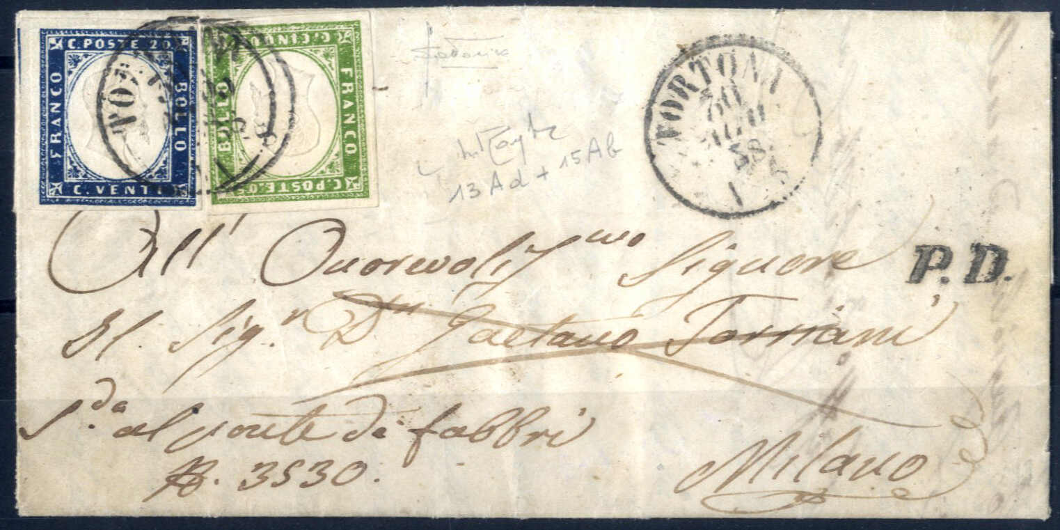 Lot 173 - europe sardinia -  Viennafil Auktionen Auction #69 Worldwide Mail Auction: Italy, Austria, Germany, Europe and Overseas
