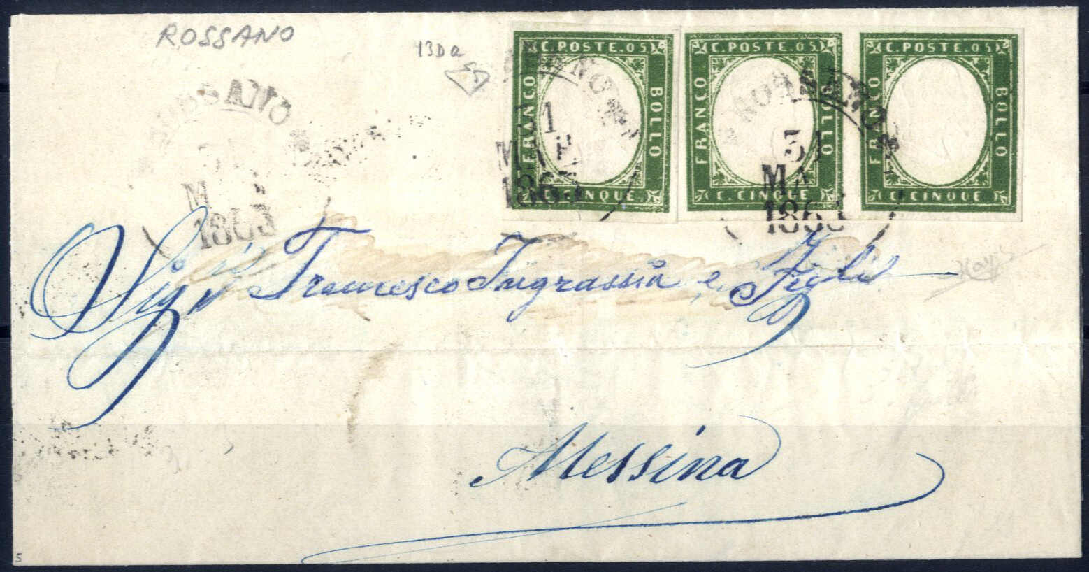 Lot 206 - europe sardinia -  Viennafil Auktionen Auction #69 Worldwide Mail Auction: Italy, Austria, Germany, Europe and Overseas