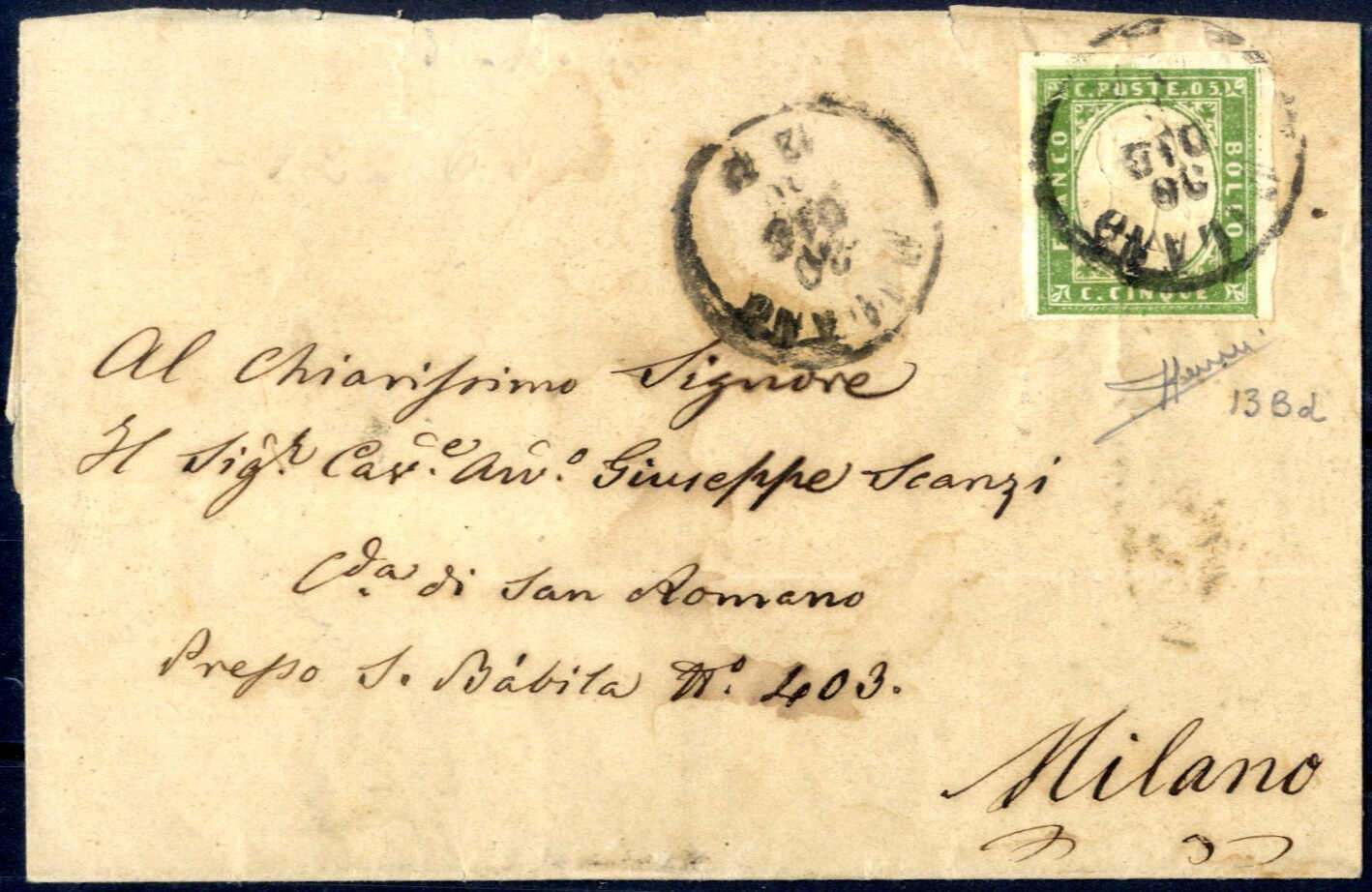 Lot 572 - europe sardinia -  Viennafil Auktionen Auction #73 Worldwide Mail Auction: Italy, Austria, Germany, Europe and Overseas