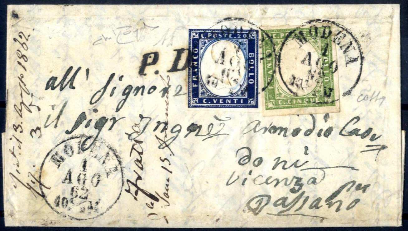 Lot 580 - europe sardinia -  Viennafil Auktionen Auction #73 Worldwide Mail Auction: Italy, Austria, Germany, Europe and Overseas