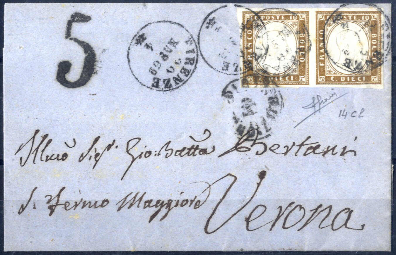 Lot 283 - europe sardinia -  Viennafil Auktionen Auction #69 Worldwide Mail Auction: Italy, Austria, Germany, Europe and Overseas