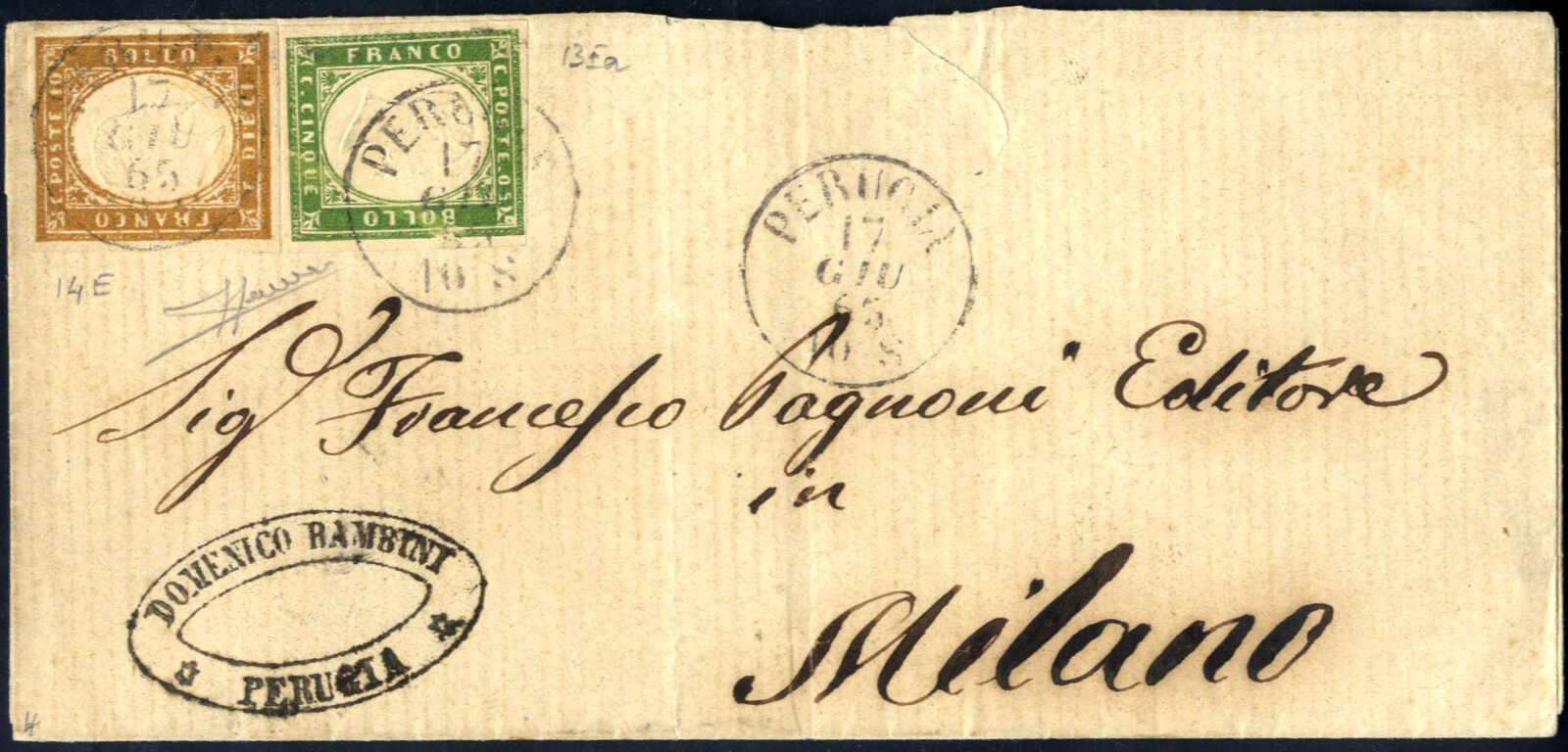 Lot 682 - europe sardinia - Viennafil Auktionen Auction #73 Worldwide Mail Auction: Italy, Austria, Germany, Europe and Overseas Lot 682 - europe sardinia - Viennafil Auktionen Auction #73 Worldwide Mail Auction: Italy, Austria, Germany, Europe and Overseas