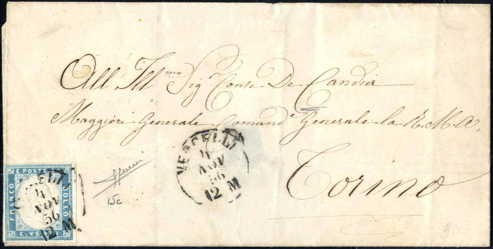 Lot 729 - europe sardinia -  Viennafil Auktionen Auction #73 Worldwide Mail Auction: Italy, Austria, Germany, Europe and Overseas