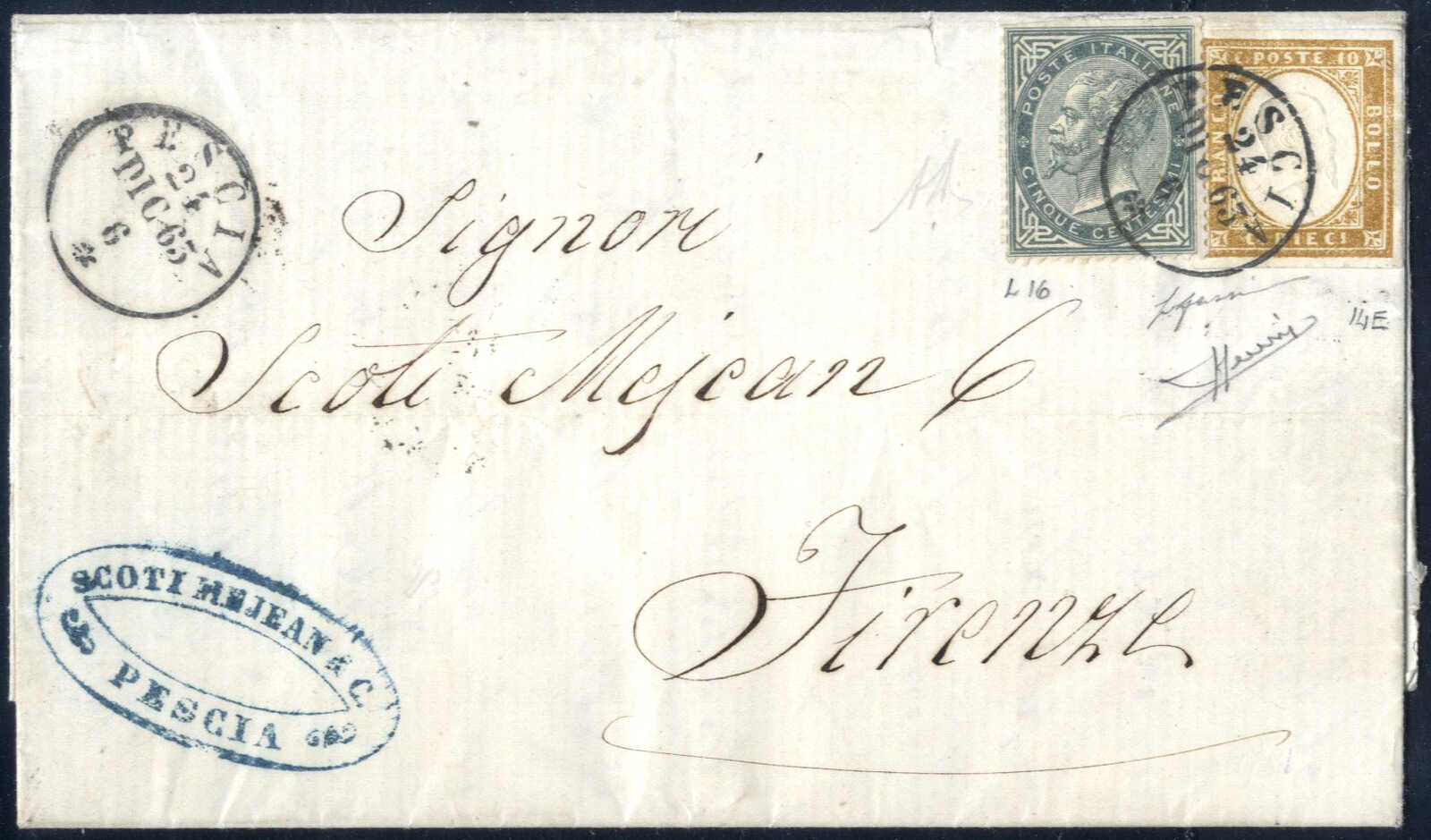 Lot 649 - europe Italian Kingdom -  Viennafil Auktionen Auction #69 Worldwide Mail Auction: Italy, Austria, Germany, Europe and Overseas