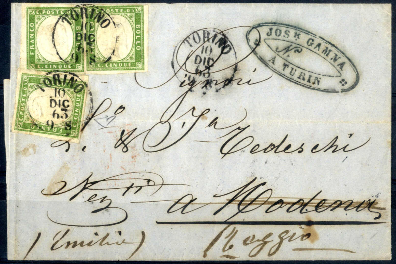 Lot 207 - europe sardinia -  Viennafil Auktionen Auction #69 Worldwide Mail Auction: Italy, Austria, Germany, Europe and Overseas