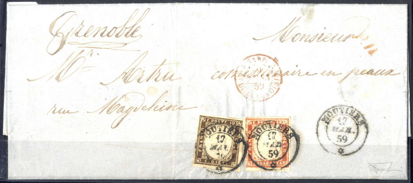 Lot 244 - europe sardinia - Viennafil Auktionen Auction #69 Worldwide Mail Auction: Italy, Austria, Germany, Europe and Overseas Lot 244 - europe sardinia - Viennafil Auktionen Auction #69 Worldwide Mail Auction: Italy, Austria, Germany, Europe and Overseas