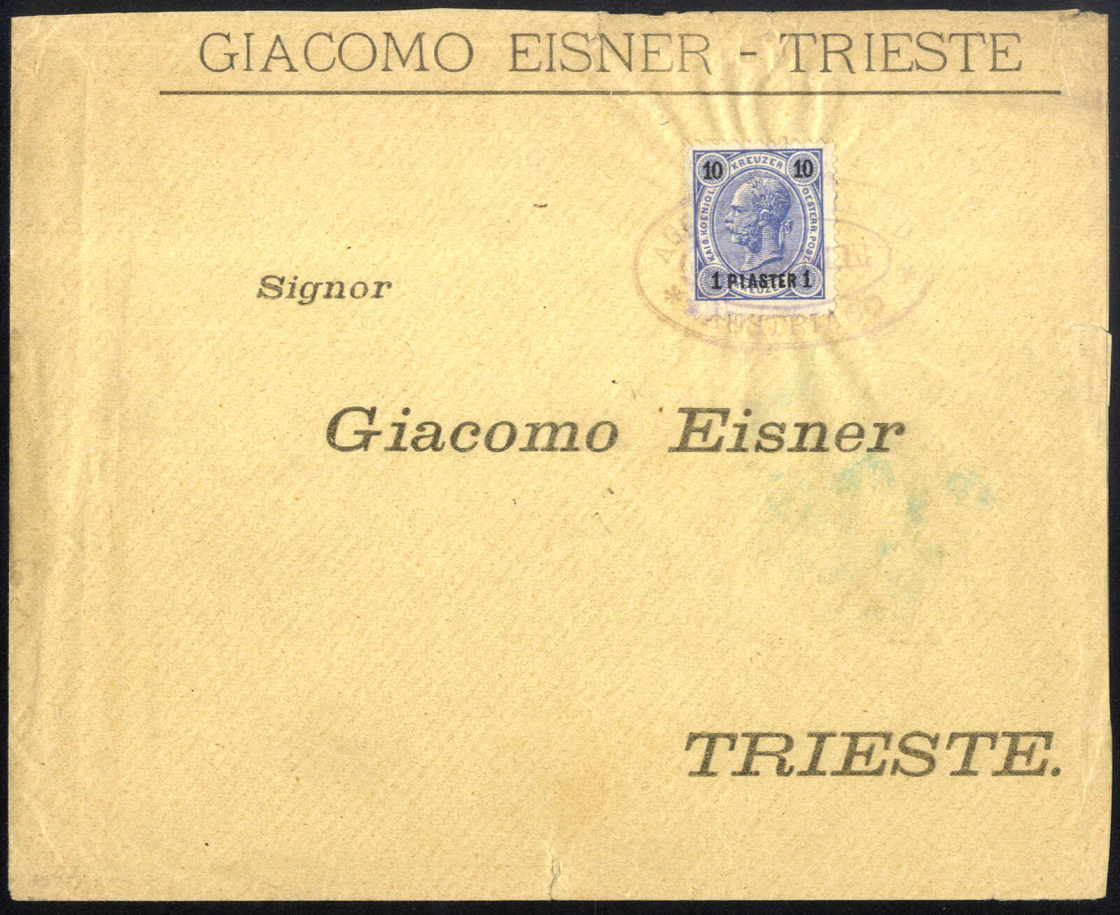Lot 2385 - europe austrian levant - Viennafil Auktionen Auction #69 Worldwide Mail Auction: Italy, Austria, Germany, Europe and Overseas Lot 2385 - europe austrian levant - Viennafil Auktionen Auction #69 Worldwide Mail Auction: Italy, Austria, Germany, Europe and Overseas