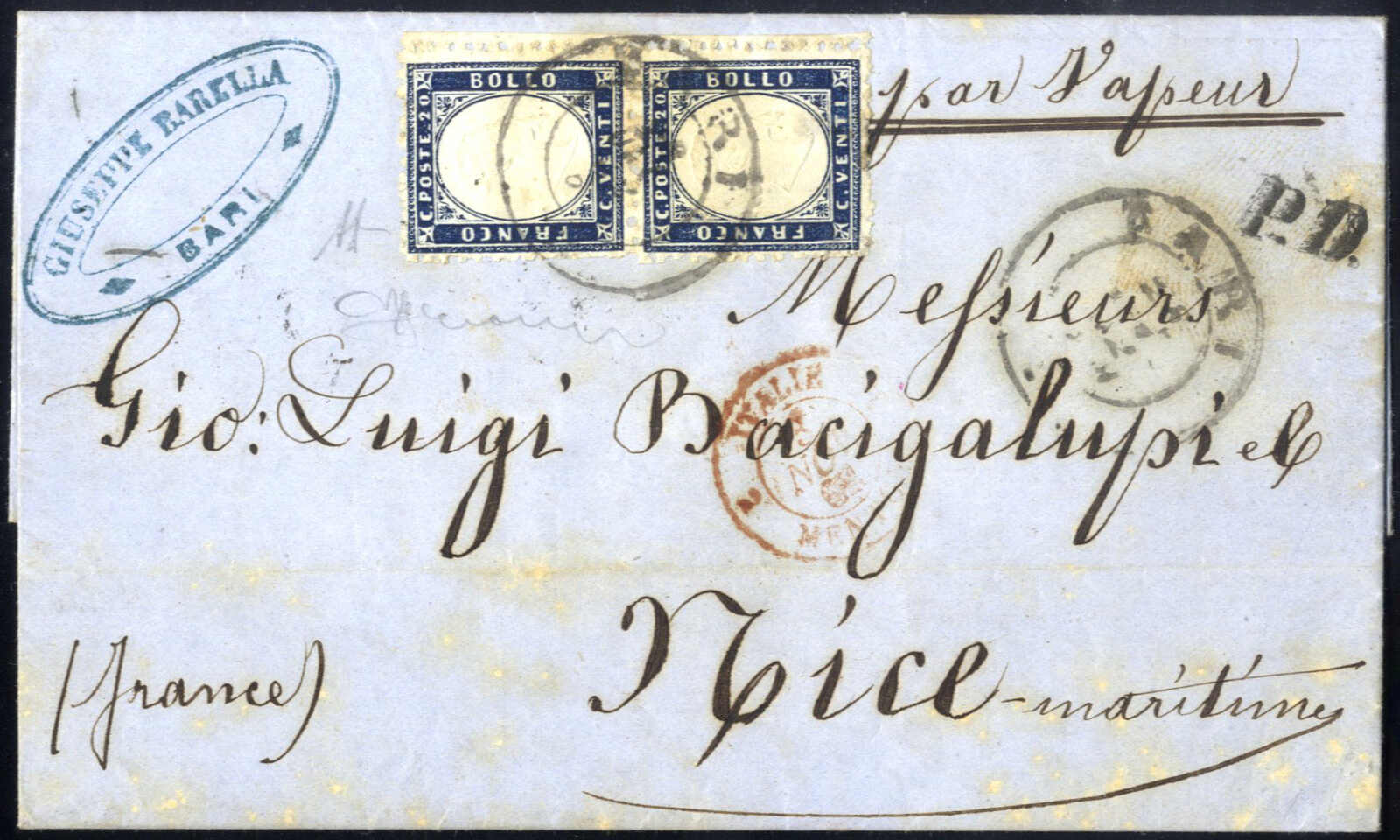 Lot 636 - europe Italian Kingdom -  Viennafil Auktionen Auction #69 Worldwide Mail Auction: Italy, Austria, Germany, Europe and Overseas