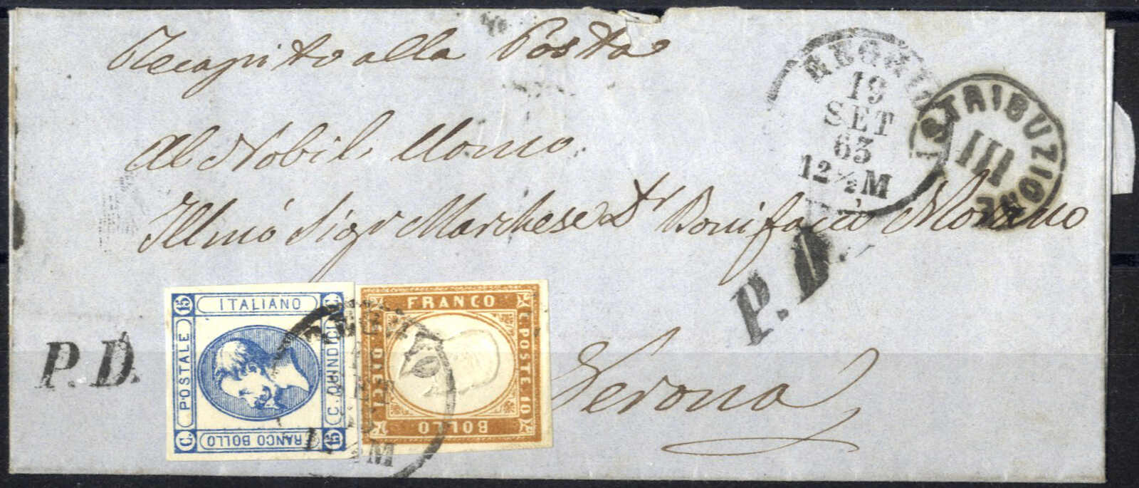 Lot 633 - europe Italian Kingdom -  Viennafil Auktionen Auction #69 Worldwide Mail Auction: Italy, Austria, Germany, Europe and Overseas